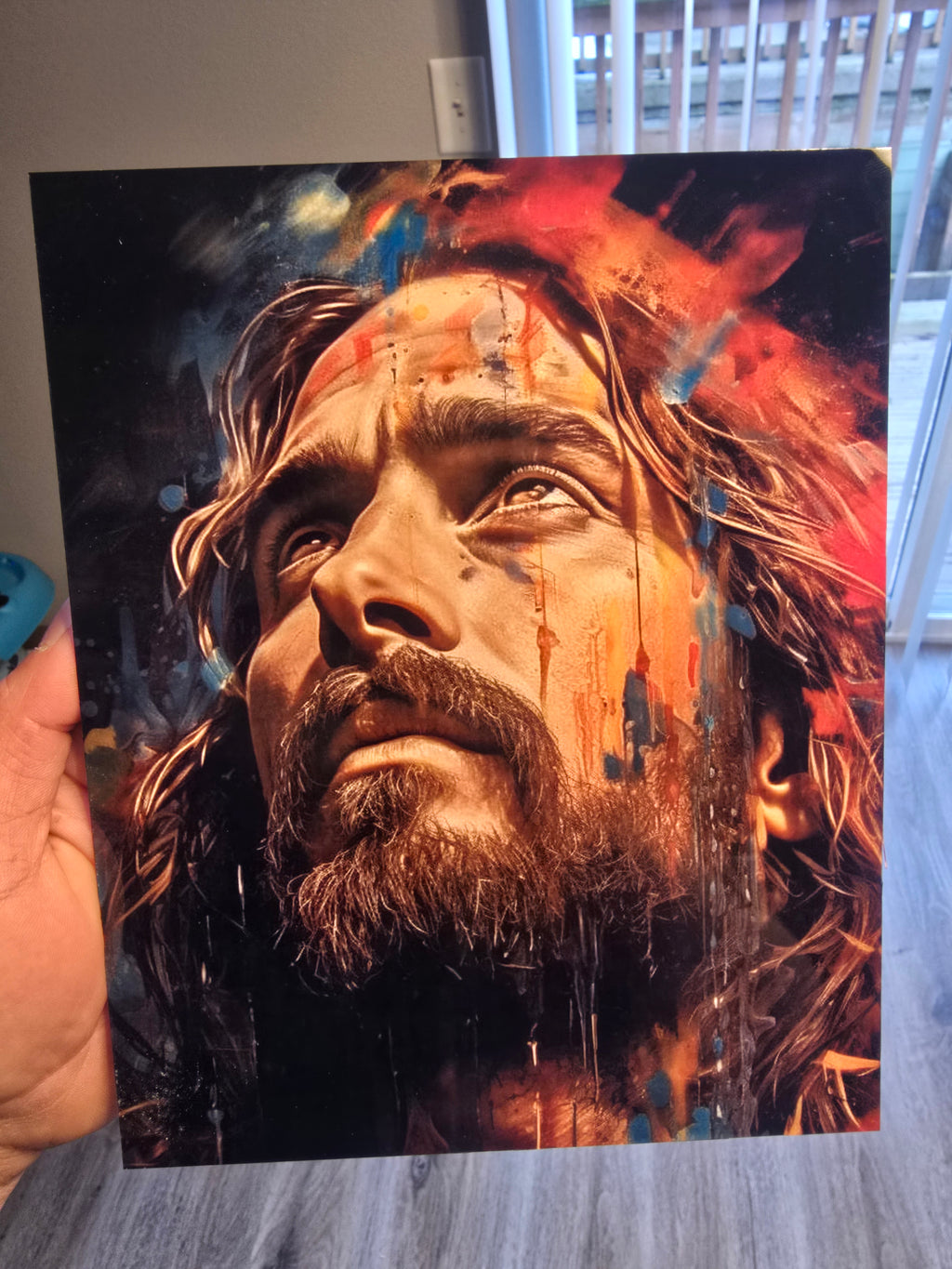 Foto personalizada en metal 8x10