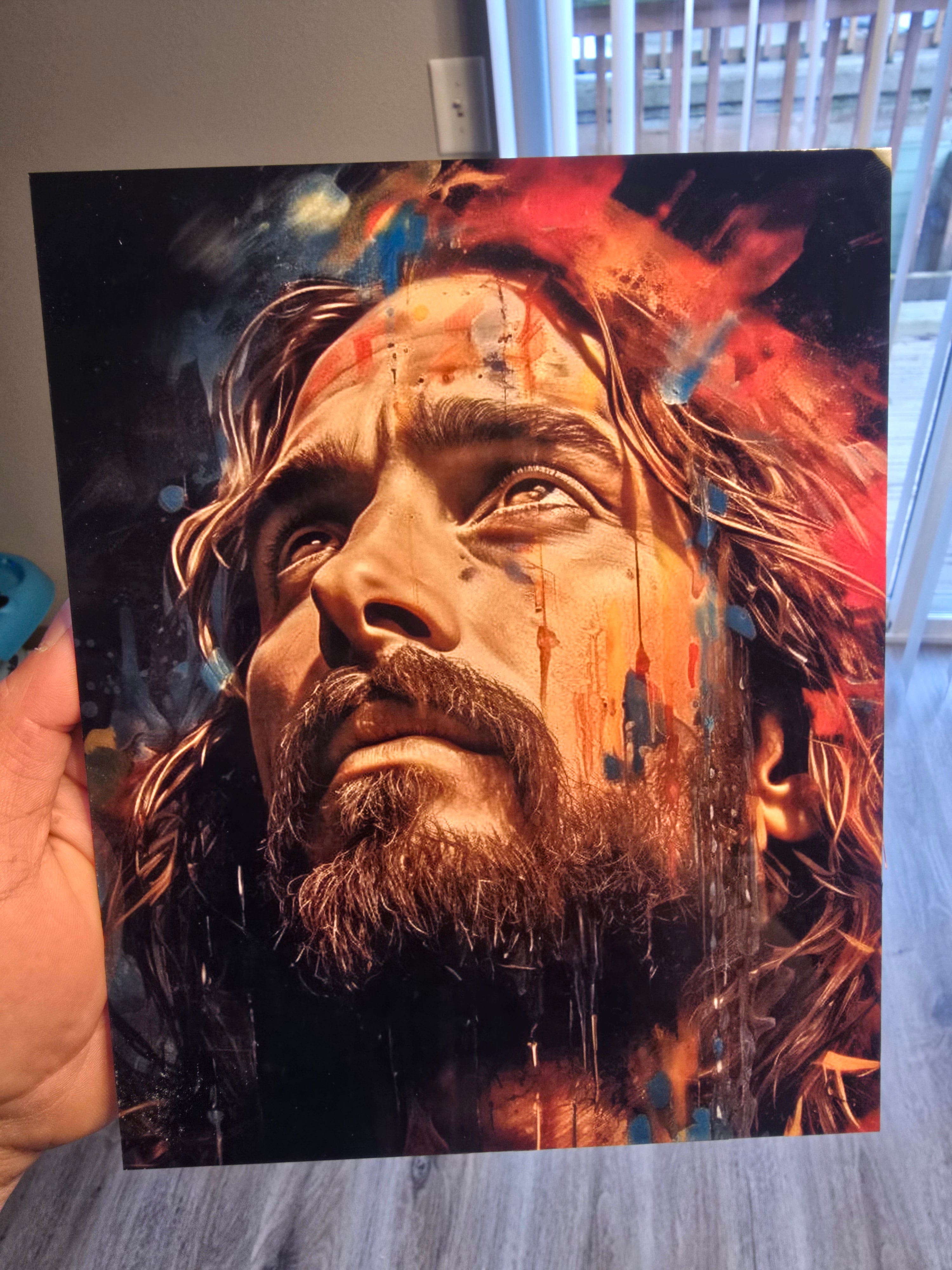 Foto personalizada en metal 8x10