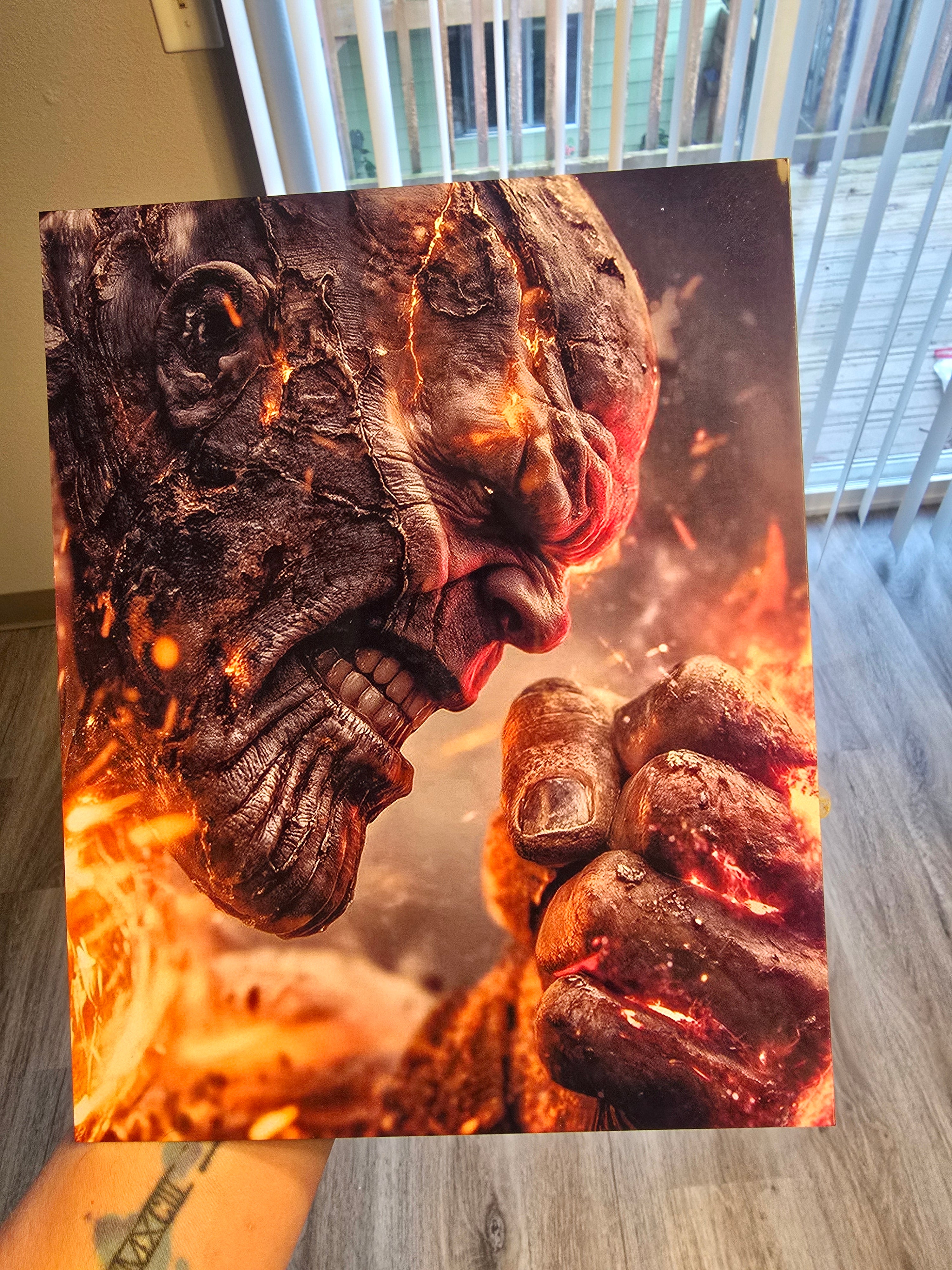 Foto personalizada en metal 8x10