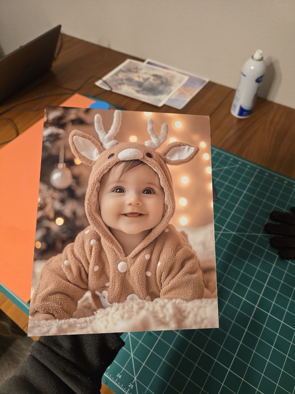 Foto personalizada en metal 8x10